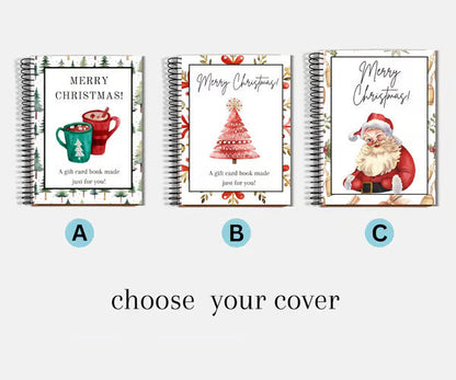 🎄📚Christmas Gift Card Book - 🎁 Surprises On Every Page