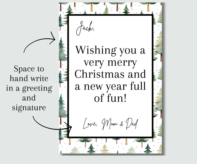 🎄📚Christmas Gift Card Book - 🎁 Surprises On Every Page