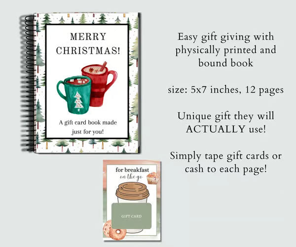 🎄📚Christmas Gift Card Book - 🎁 Surprises On Every Page