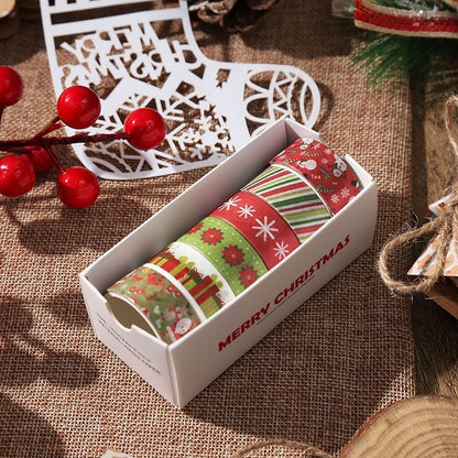 6 Pack Assorted Christmas Adhesive Tape
