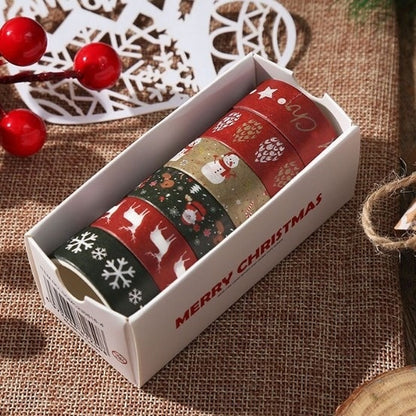 6 Pack Assorted Christmas Adhesive Tape