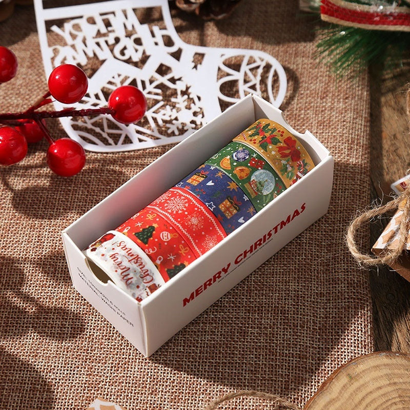6 Pack Assorted Christmas Adhesive Tape