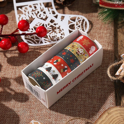 6 Pack Assorted Christmas Adhesive Tape