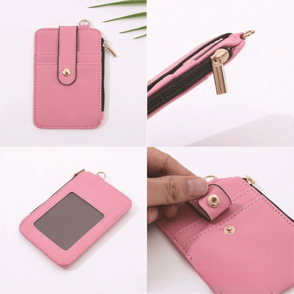 Beaded Keychain Wallet With Tassel, Silicone Keychain For Women