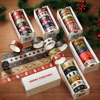 6 Pack Assorted Christmas Adhesive Tape